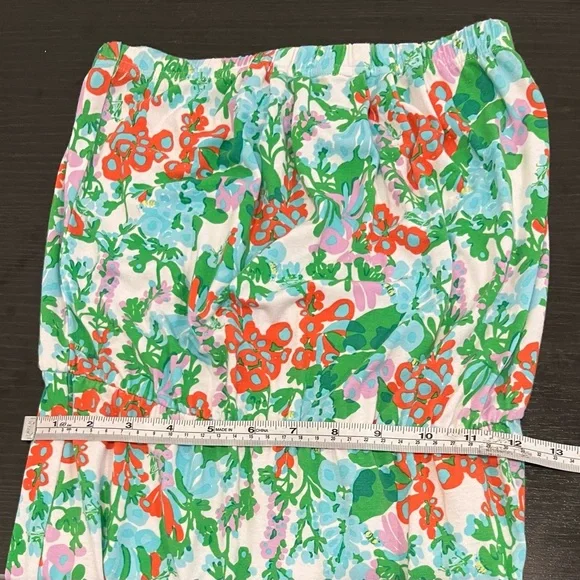 Lilly Pulitzer Marlisa Mini Bee In Your Bonnet Floral Jersey Maxi Dress Women XS - Picture 7 of 11
